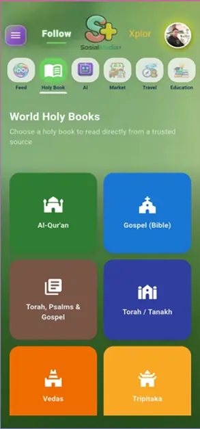 Kitab Suci Dunia — SosialMedia+