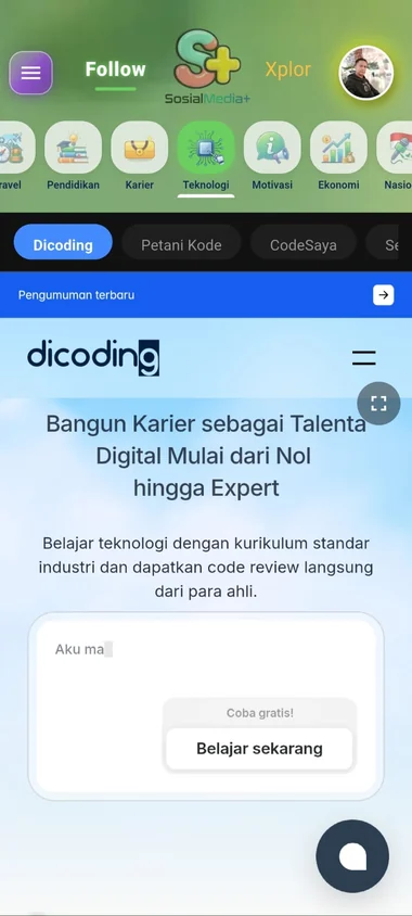 Kanal Teknologi — SosialMedia+